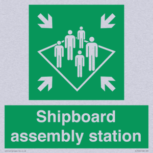 Shipboard assembly station